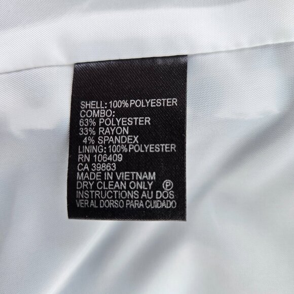 Tahari Black & White Polka Dot Jacket Size 14 - Picture 8 of 9